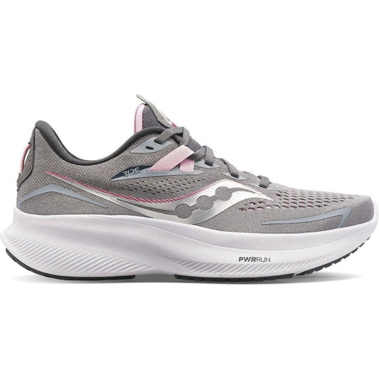 Women's Saucony Ride 15, Alloy/Quartz, 11 D Wide