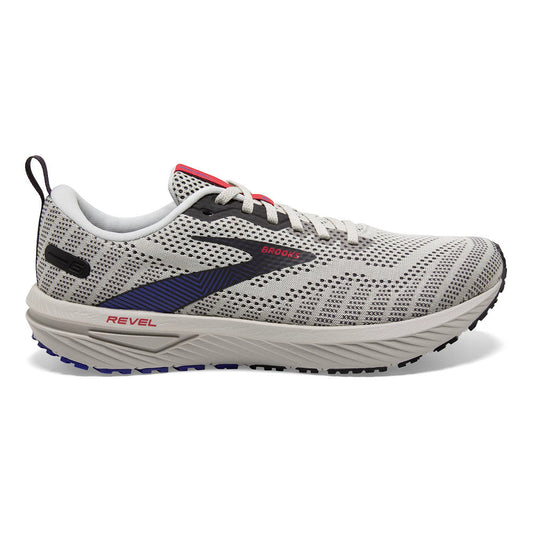 Men's Brooks Revel 6, Dawn Blue/Cayenne/Nine Iron, 12 D Medium