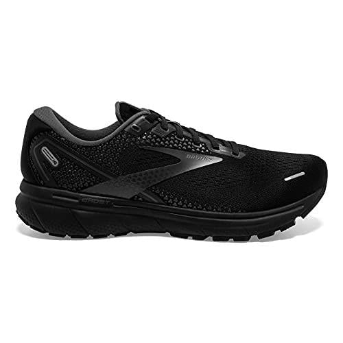 Men's Brooks Ghost 14, Black/Black/Ebony, 10.5 2E Wide