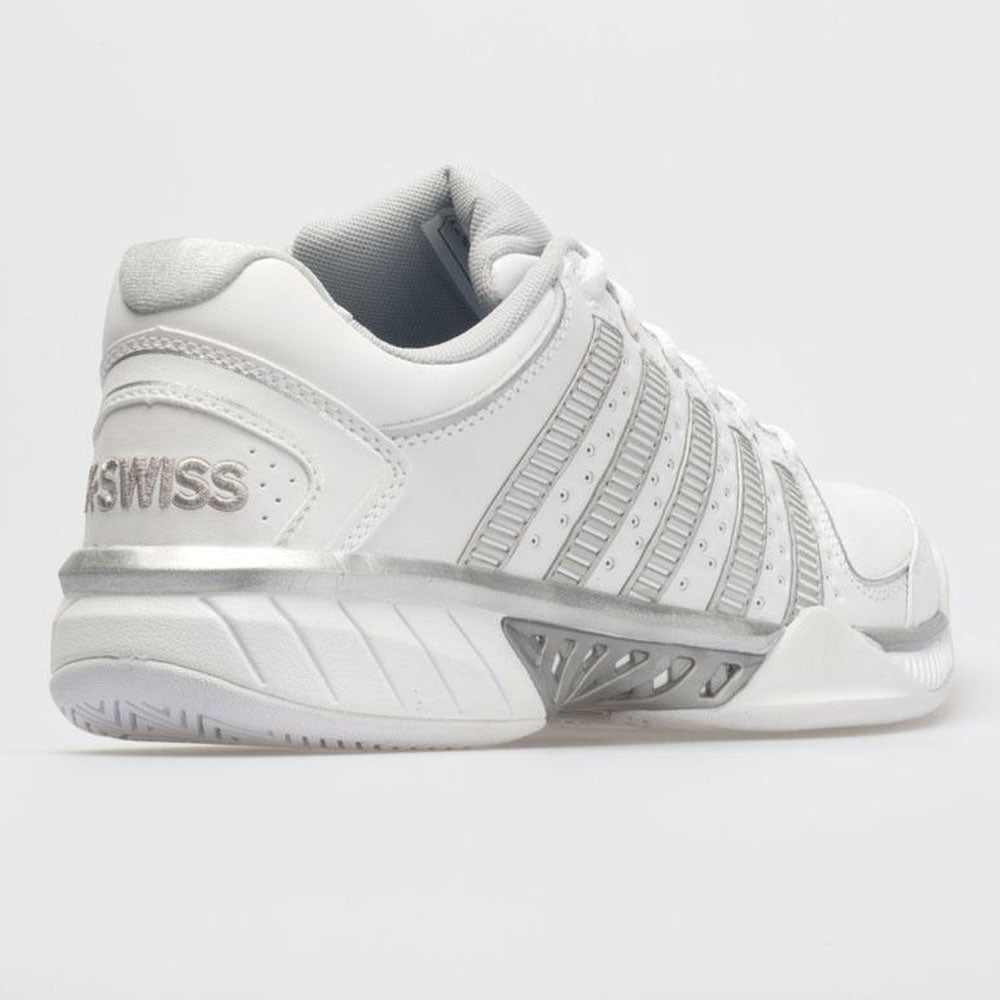 K-Swiss Hypercourt Express Leather Women's  White/Silver/Glacier Gray