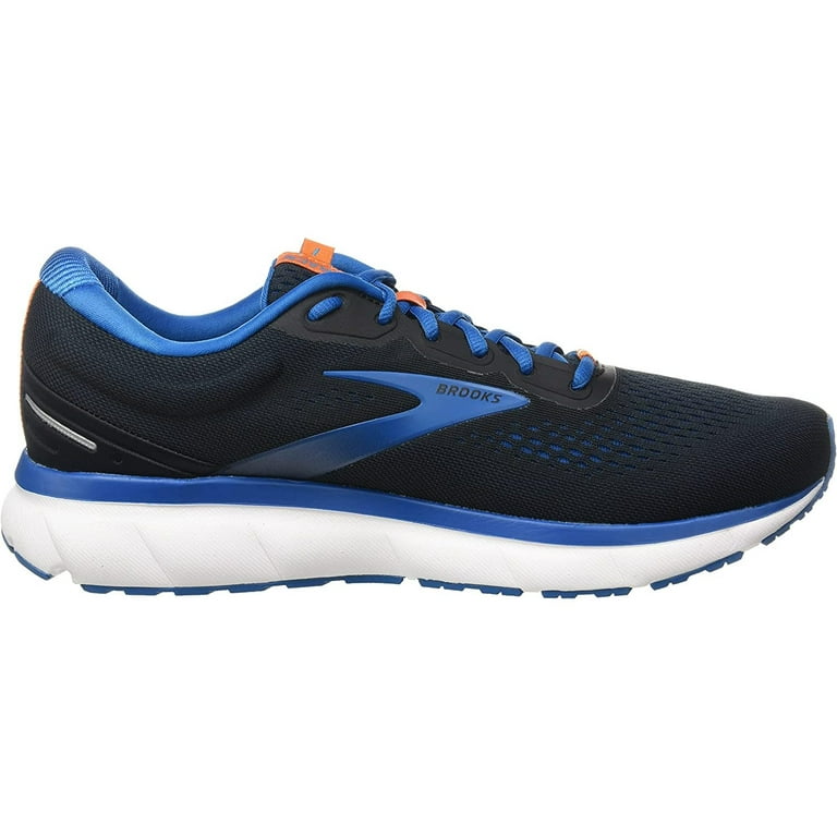 Men's Brooks Trace, Black/Vivid Blue/Persimmon Orange, 10.5 D Medium