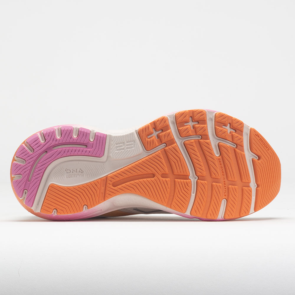 Brooks Adrenaline GTS 23 Women's  White Sand/Sunset/Fuchsia