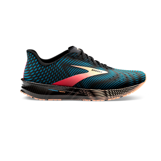 Women's Brooks Hyperion Tempo, Blue/Phantom/Cosmo, 6.5 B Medium