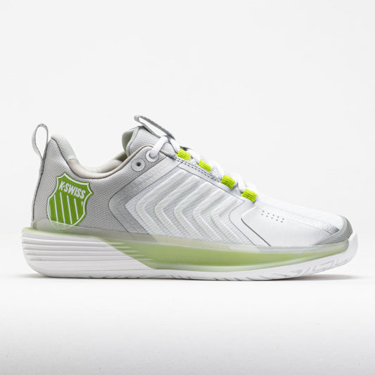 K-Swiss Ultrashot 3 Women's  White/Gray Violet/Lime Green