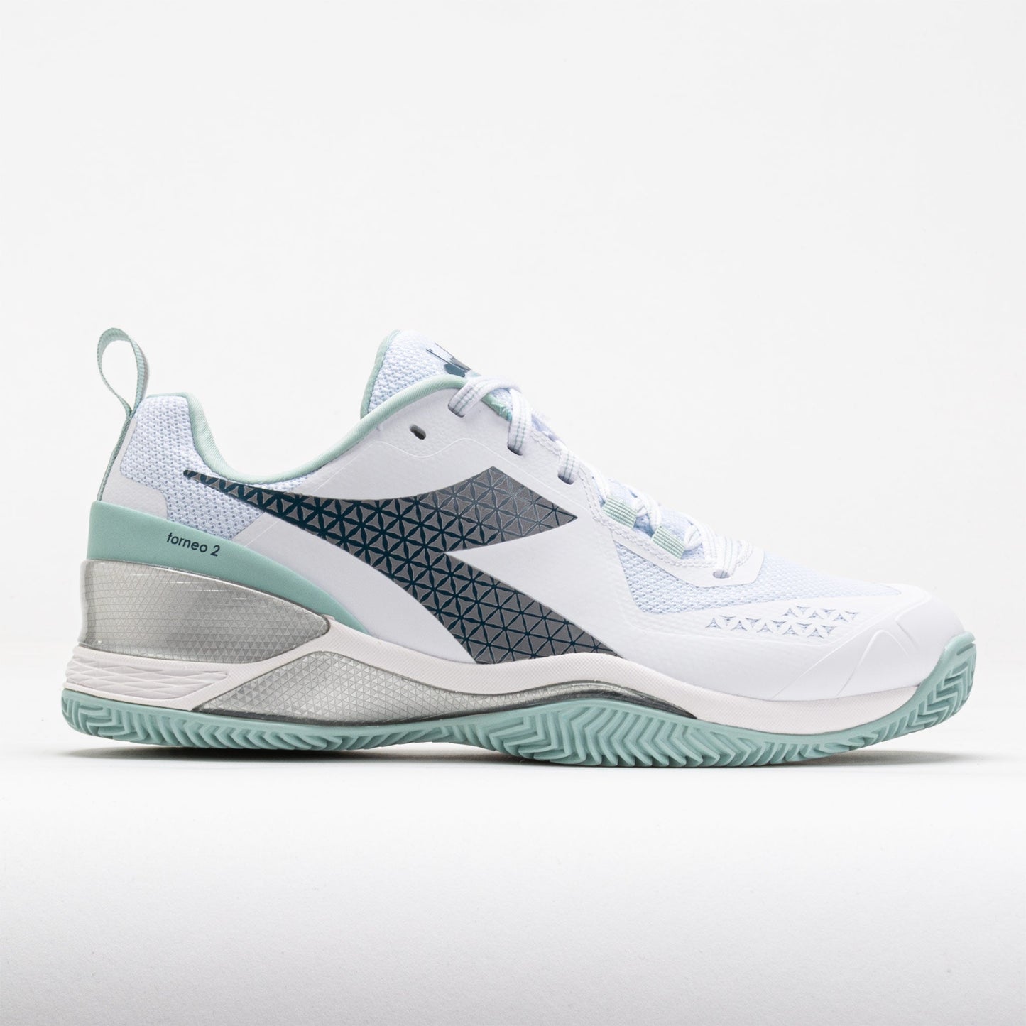 Diadora Blushield Torneo 2 Clay Women's  White/Legion Blue/Surf Spray