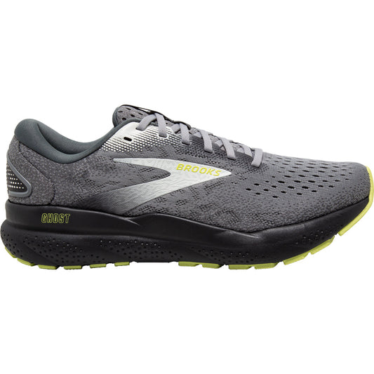 Men's Brooks Ghost 16, Primer/Grey/Lime, 8.5 4E Extra Wide