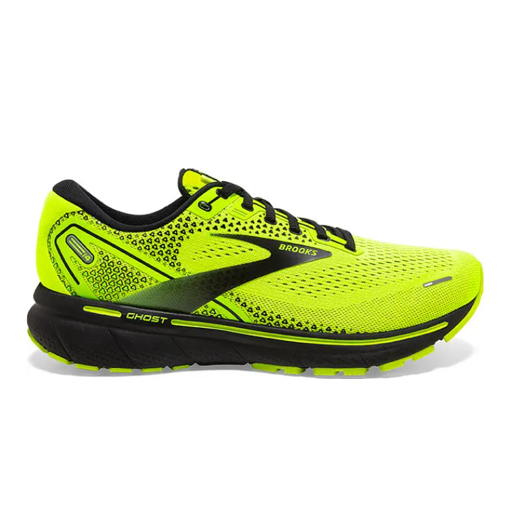 Men's Brooks Ghost 14, Nightlife/Black, 9.5 D Medium