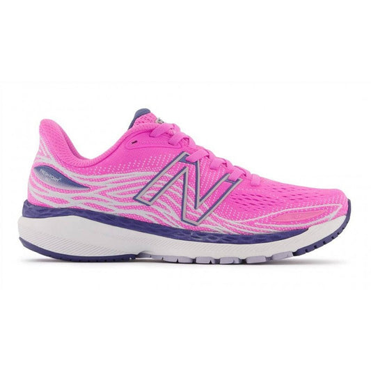 Women's New Balance Fresh Foam X 860v12, Vibrant Pink/Violet Haze/Night Sky, 7 B Medium