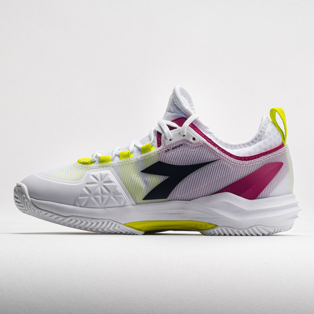 Diadora Speed Blushield Fly 4+ Clay Women's  White/Black/Vivacious