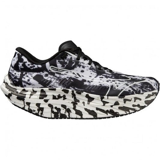 Women's Mizuno Wave Rebellion Pro, White/Black, 9.5 B Medium