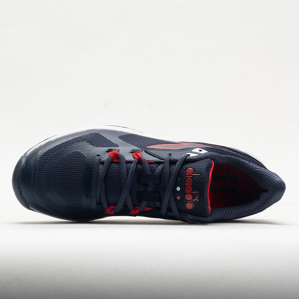 Diadora Trofeo 2 AG Pickleball Men's  Blue Corsair/White/Fiery Red