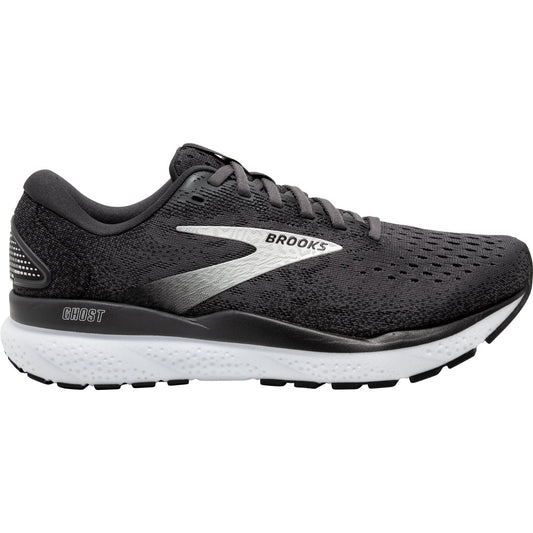 Women's Brooks Ghost 16, Black/Grey/White, 12 B Medium
